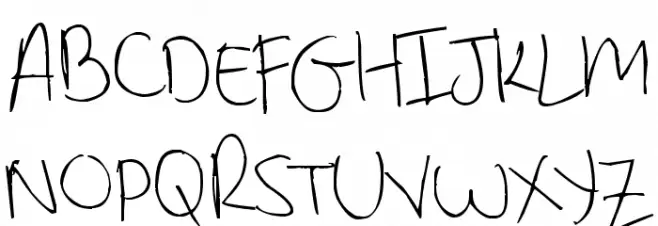 Minnie Mousse Schriftart Groß
