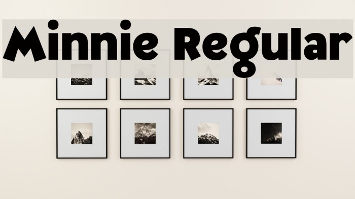 Minnie Regular Font examples