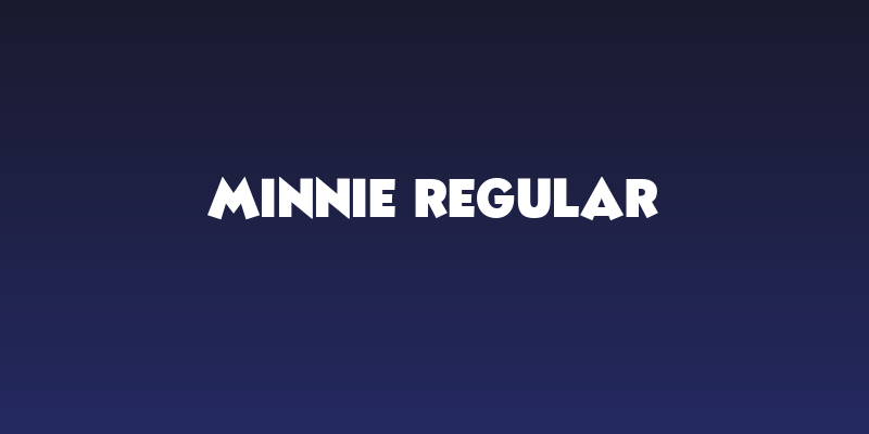 Minnie Regular Social Header