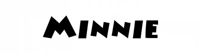 Minnie  フリーフォントのダウンロード