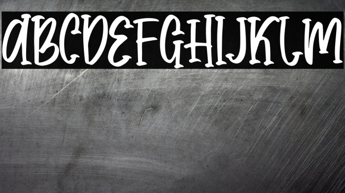 Minnimallisstic Font Example 1