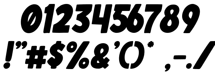 MinnioItalic-Italic Font OTHER CHARS