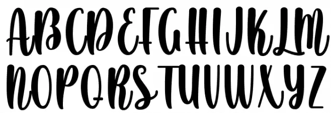 Minoila Schriftart Groß
