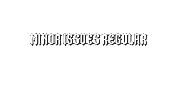 Minor Issues Regular Logo