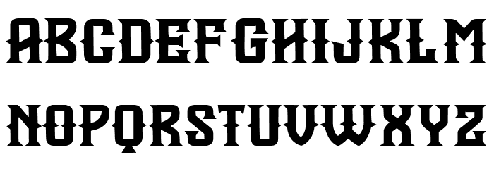Minor Regular Font Litere mari