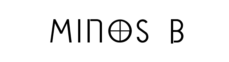 Minos B  Скачать бесплатные шрифты
