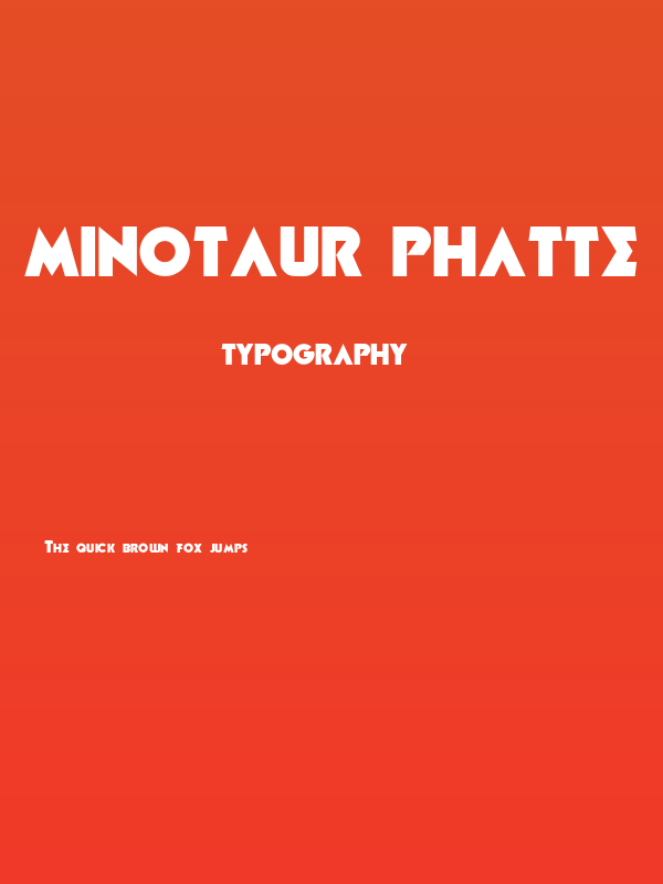 Minotaur Phatte Poster
