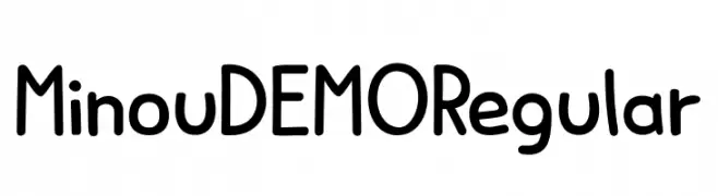 Minou DEMO Regular  baixar fontes gratis