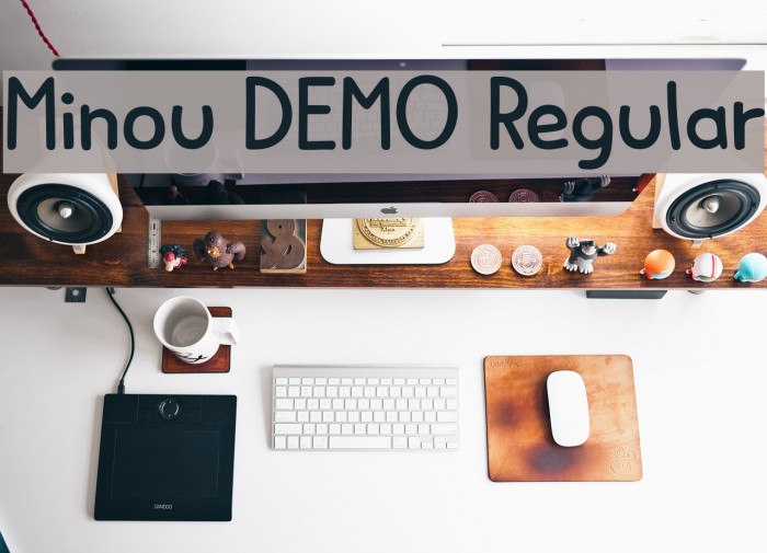 Minou DEMO Regular Font examples
