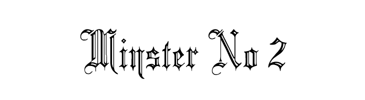 Minster No 2 Font