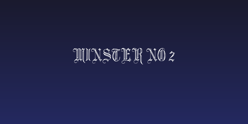 Minster No 2 Social Header