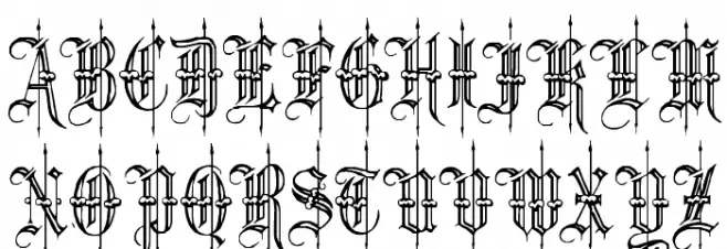 Minster6 Schriftart Groß