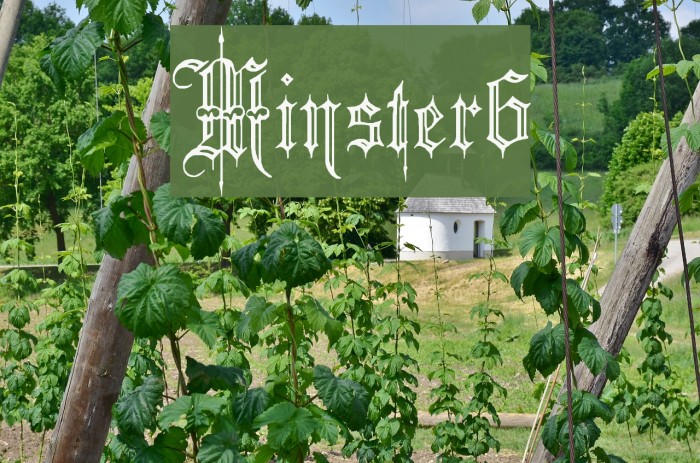 Minster6 Font examples