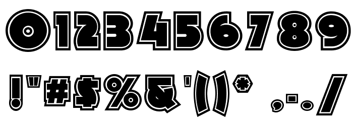 Minstrel Poster Two NF Font OTHER CHARS