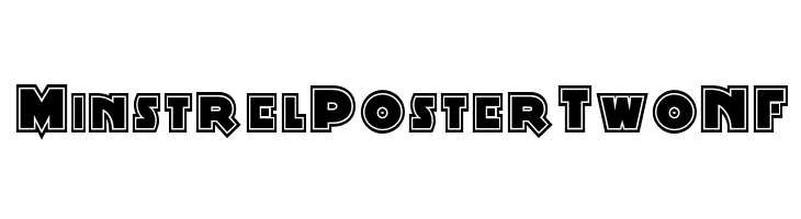 MinstrelPosterTwoNF  les polices de caractères gratuit tlcharger