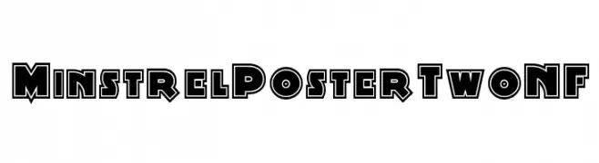MinstrelPosterTwoNF  免费字体下载
