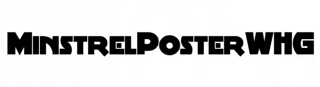 MinstrelPosterWHG  免费字体下载