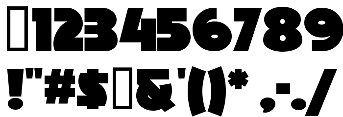 MinstrelPosterWHG Font OTHER CHARS