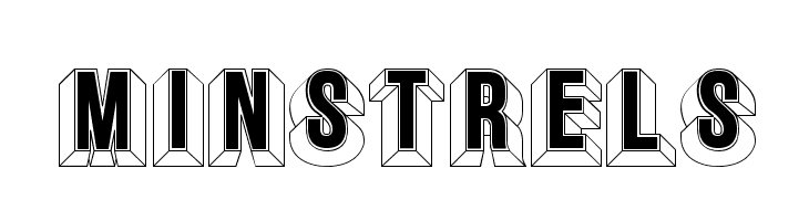 Minstrels  Frei Schriftart Herunterladen