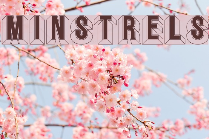 Minstrels Font examples