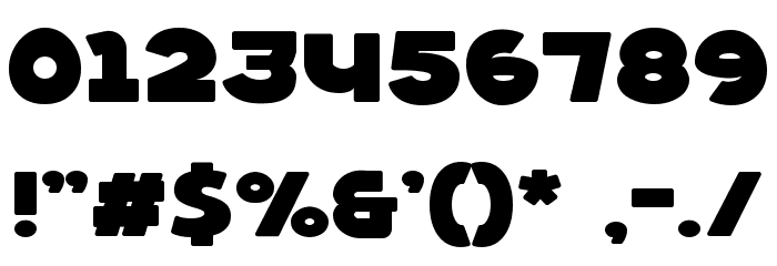 Mint Candy Font OTHER CHARS