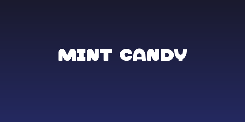 Mint Candy Social Header