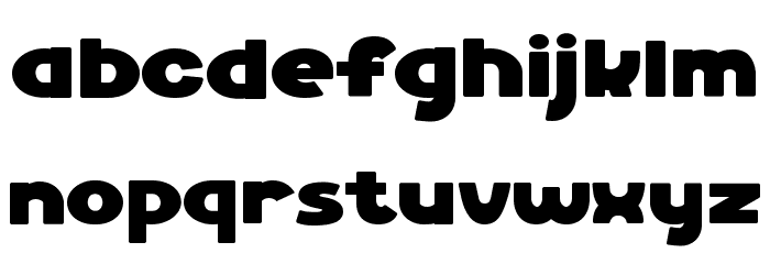 Mint Candy Font LOWERCASE