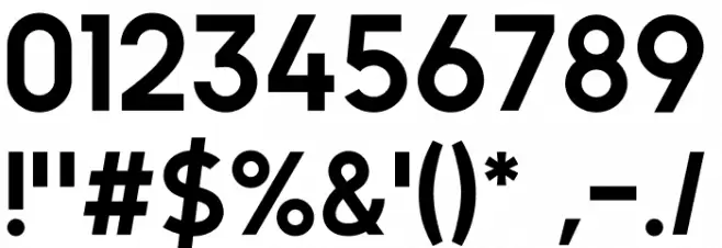 MintSans Bold Font OTHER CHARS