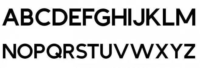 MintSans Bold Schriftart Groß