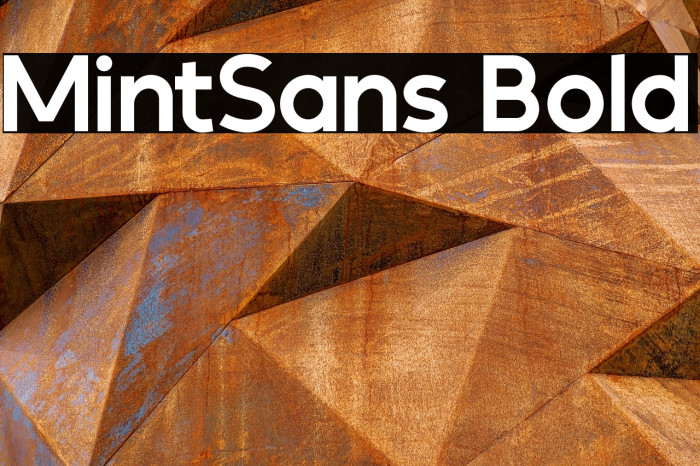 MintSans Bold Example 3