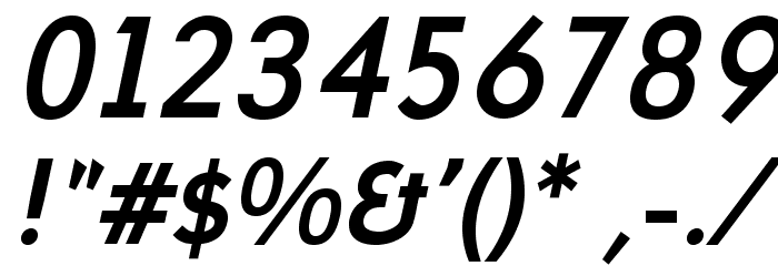 MintSpirit-BoldItalic Font OTHER CHARS