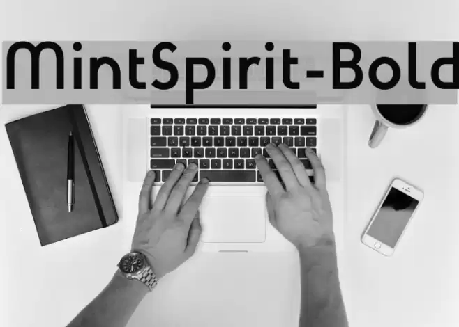 MintSpirit-Bold Font examples