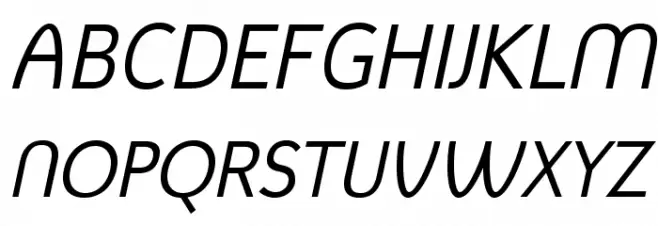 MintSpirit-Italic Schriftart Groß