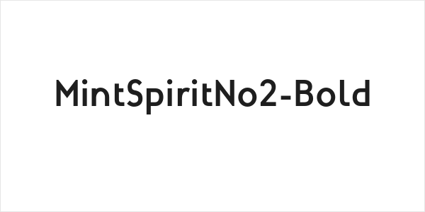 MintSpiritNo2-Bold Logo