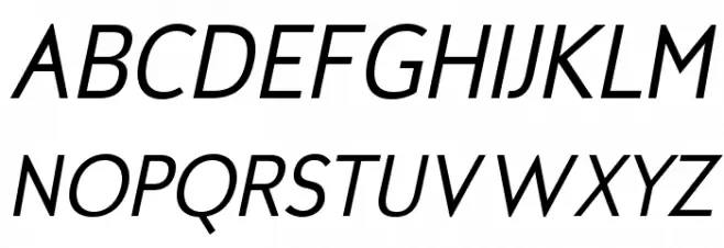 MintSpiritNo2-Italic フォント 大文字
