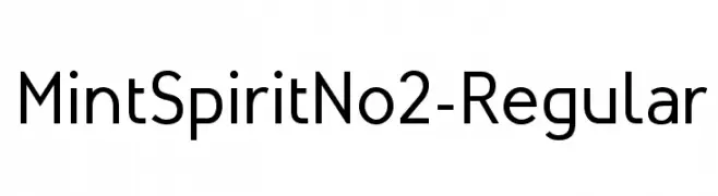 MintSpiritNo2-Regular  नि: शुल्क फ़ॉन्ट्स डाउनलोड