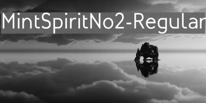 MintSpiritNo2-Regular Example 3
