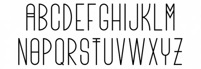 Minta Schriftart Groß