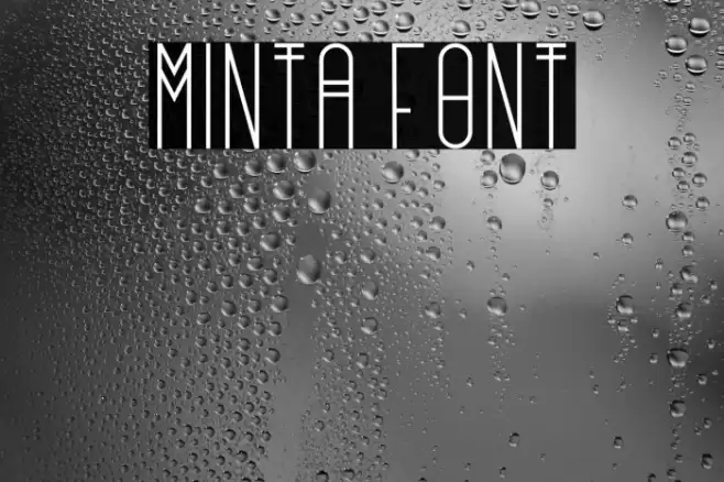 Minta Font examples