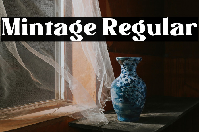Mintage Regular Example 1