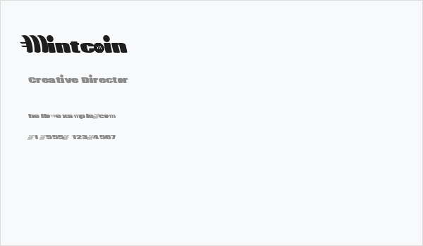 Mintcoin Business Card