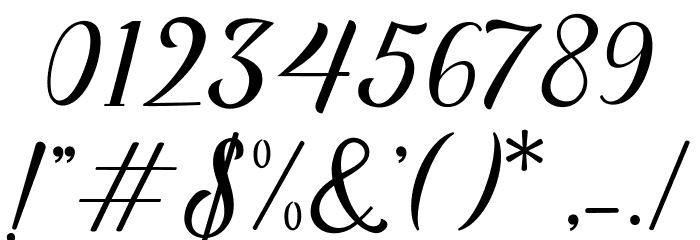 Minthas Font OTHER CHARS