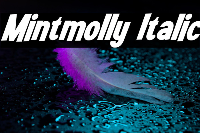Mintmolly Italic Example 1