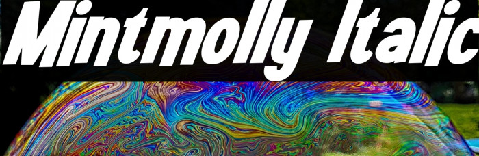Mintmolly Italic Example 2