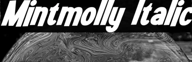 Mintmolly Italic Example 2