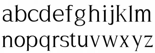 Mintsoda-Concave Font Litere mici