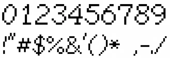 Mintsoda - Lime Green 13x16 Regular Font OTHER CHARS