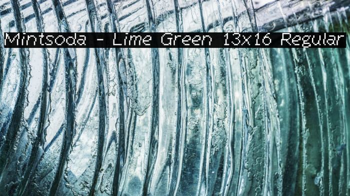 Mintsoda - Lime Green 13x16 Regular Example 3