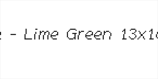 Mintsoda - Lime Green 13x16 Regular Logo