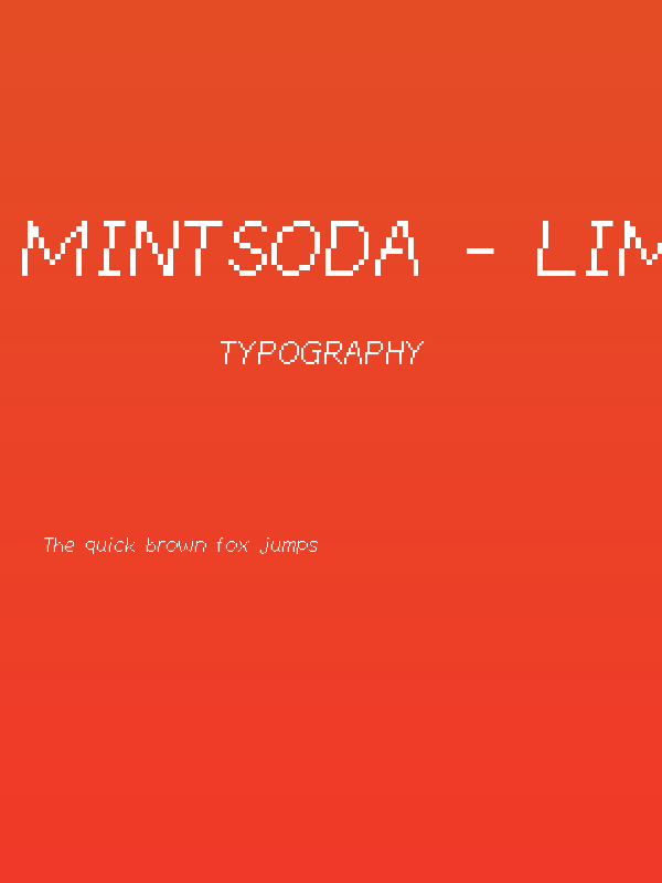 Mintsoda - Lime Green 13x16 Regular Poster